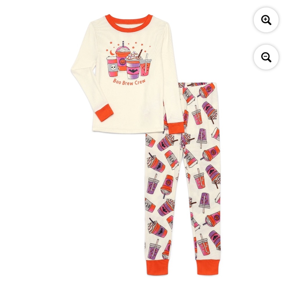Way To Celebrate Girls 2 Pc Pajama Set Size 7 NWT